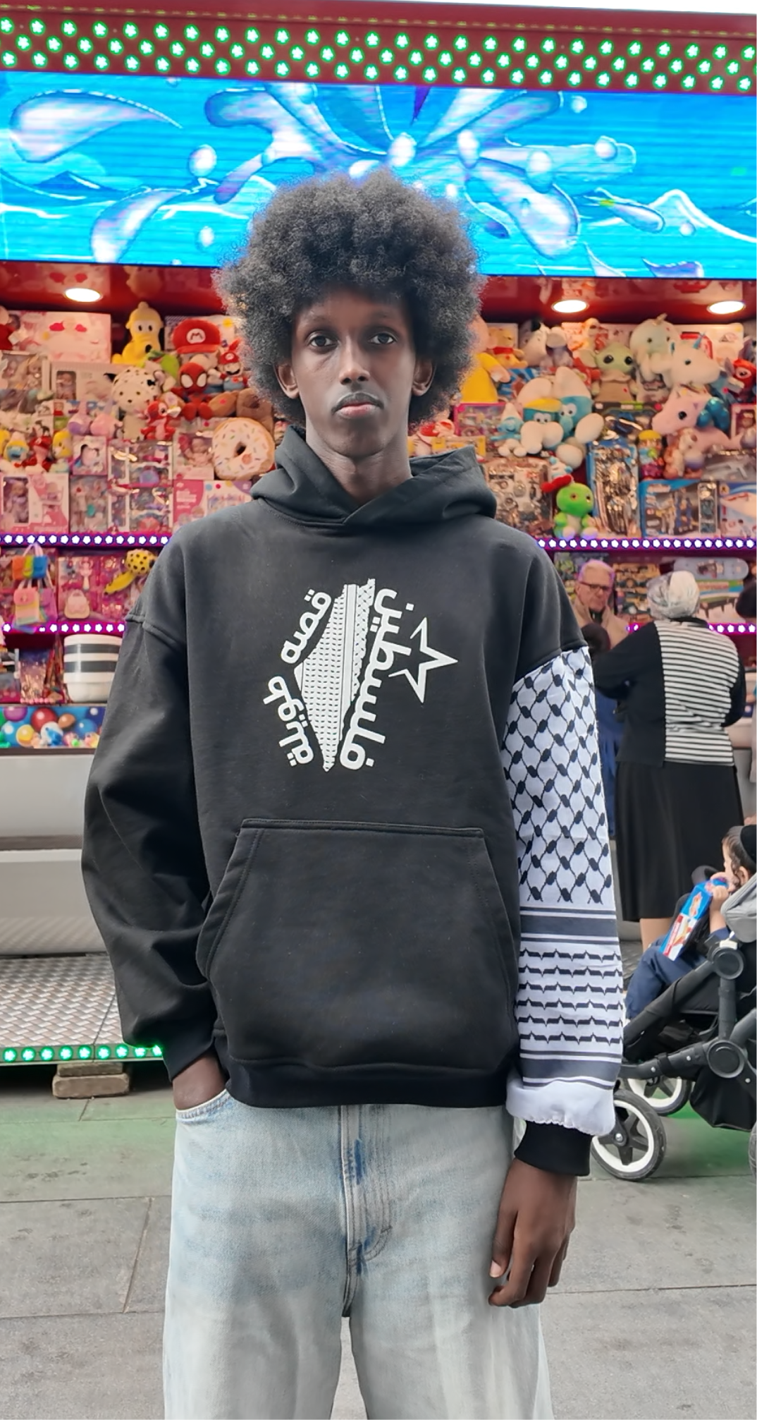 Kefiyeh Hoodie ™ black