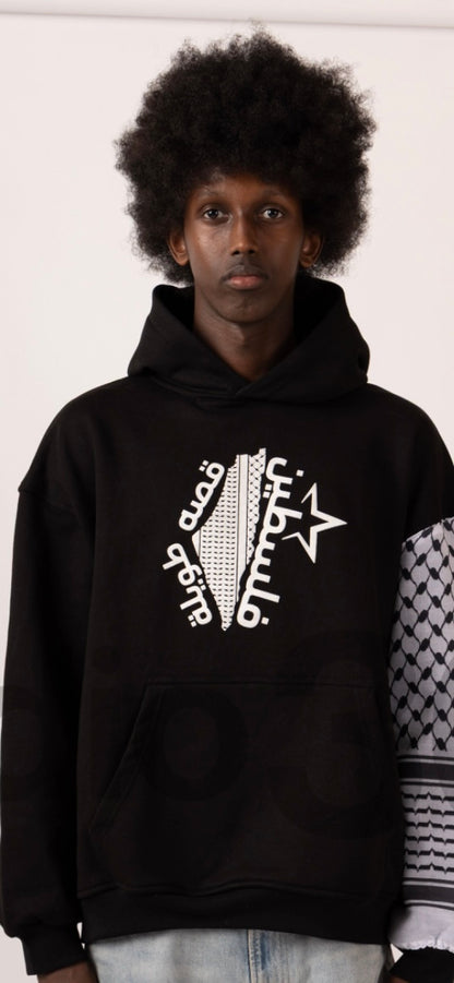 Kefiyeh Hoodie  ™ black